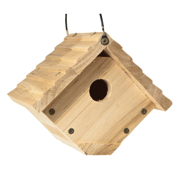 Audubon 6.25 in. H X 6.8 in. W X 7.13 in. L Red Cedar Bird House NAWREN1N - main
